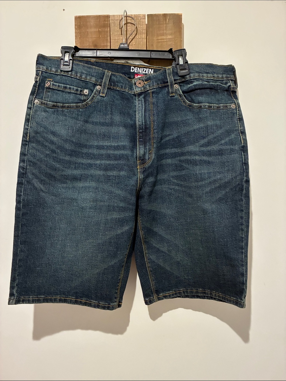 Denizen from Levi's Dark Blue Men's Denim Shorts